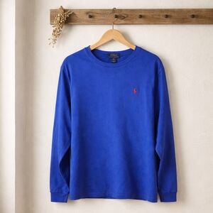 Polo by Ralph Lauren Men's Royal Blue Long Sleeve Tee